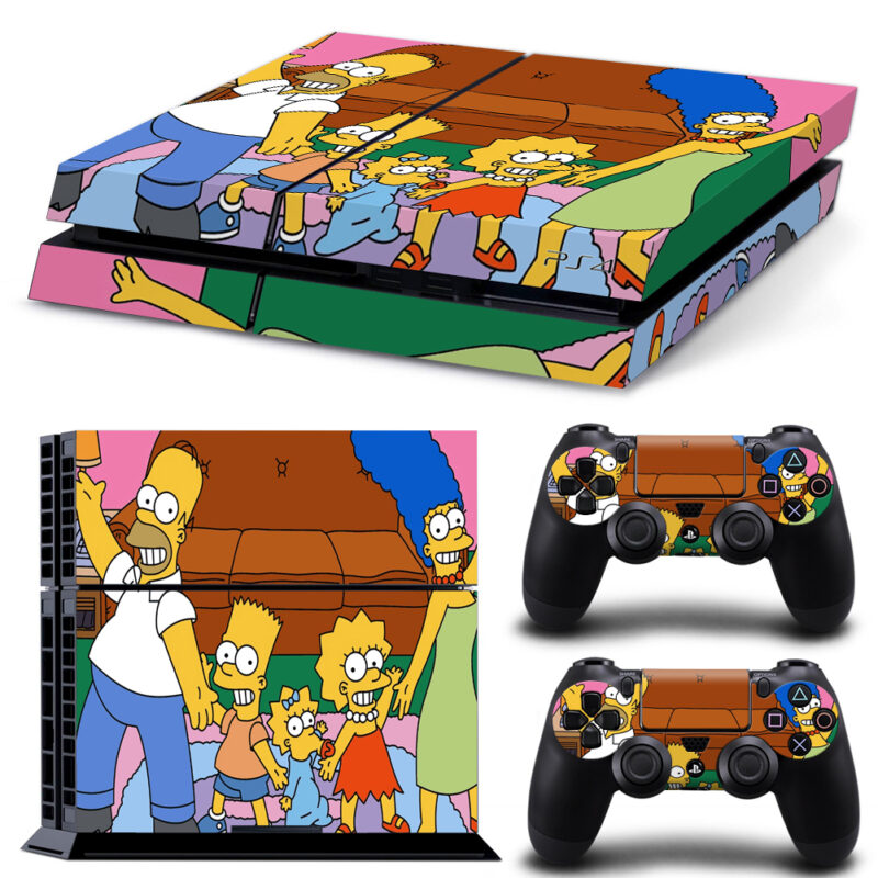 The Simpsons PS4 Skin Sticker Design 1
