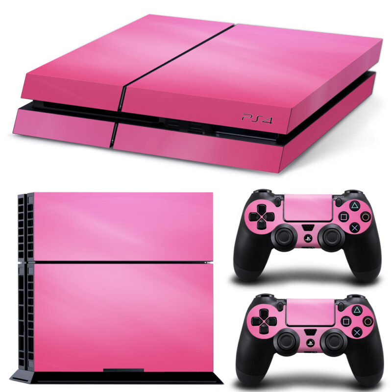 Pink Gradient PS4 Skin Sticker