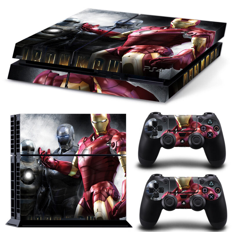 Iron Man PS4 Skin Sticker Design 2