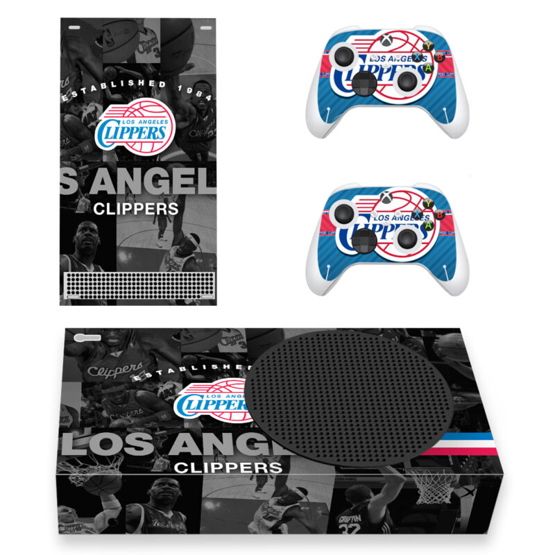 Los Angeles Clippers Skin Sticker For Xbox Series S And Controllers