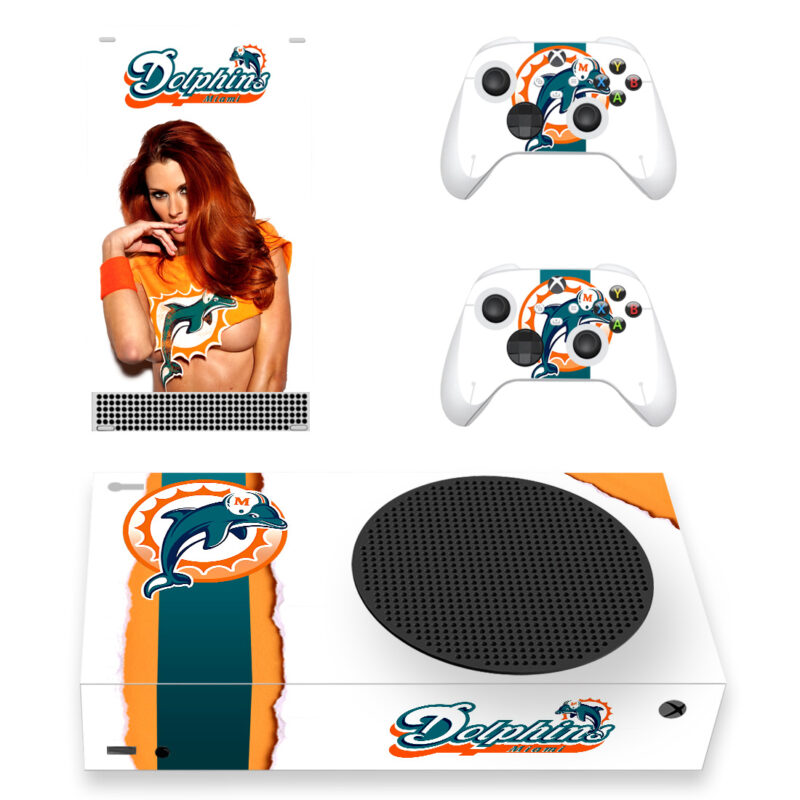 Miami Dolphins Model Jaime Faith Edmondson Skin Sticker For Xbox Series S And Controllers