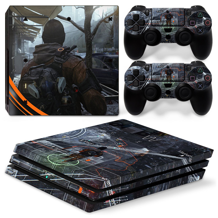 Tom Clancy's The Division Game Skin Sticker For PS4 Pro And Controllers Design 4