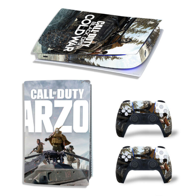 Call Of Duty: Black Ops Cold War And Warzone Skin Sticker Decal For PS5 Digital Edition And Controllers