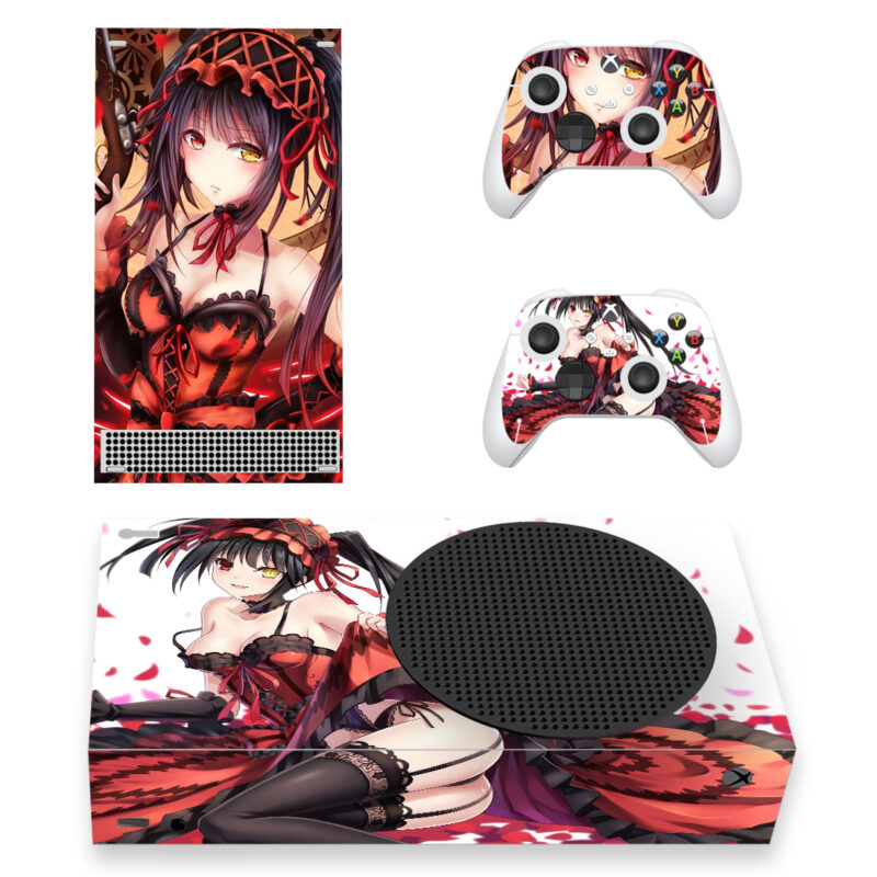 Anime Kurumi Tokisaki Skin Sticker For Xbox Series S And Controllers