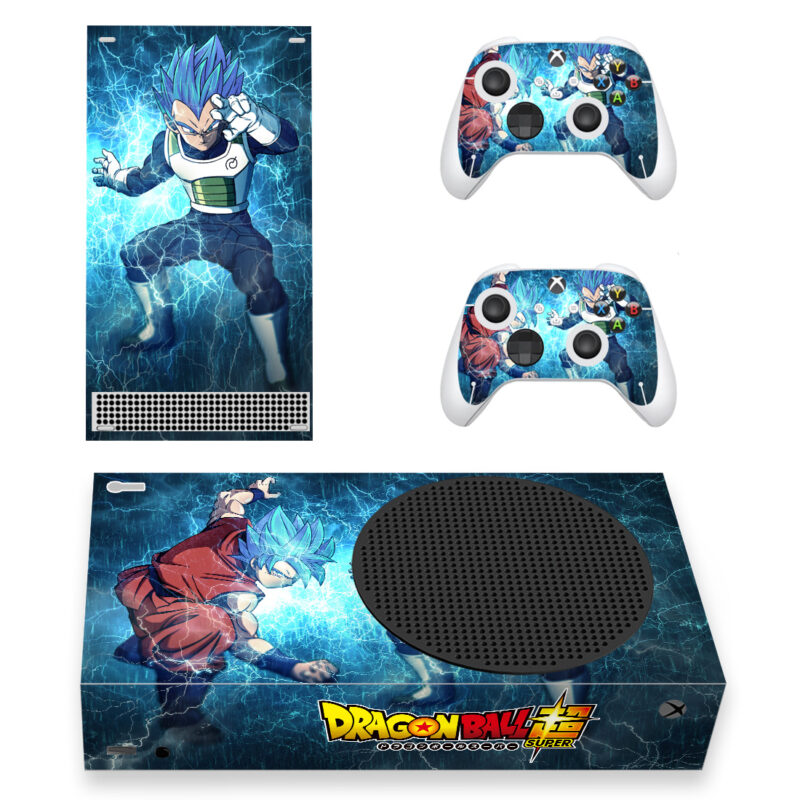 Dragon Ball Super Goku And Vegeta Skin Sticker For Xbox Series S And Controllers