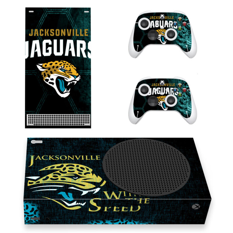 Jacksonville Jaguars Witness The Speed Skin Sticker For Xbox Series S And Controllers