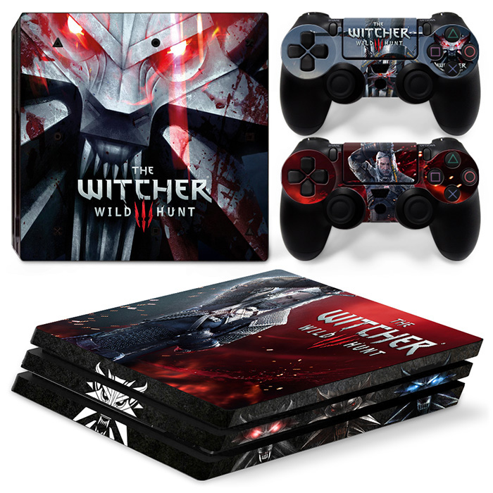 The Witcher 3: Wild Hunt Game PS4 Pro Skin Sticker