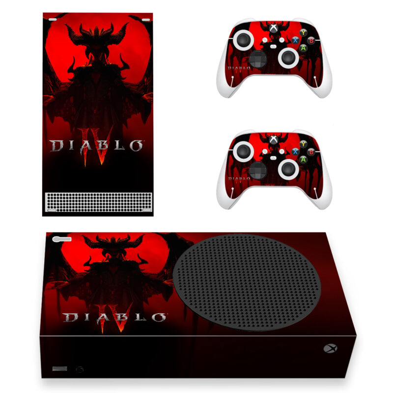 Diablo IV Game Skin Sticker For Xbox Series S And Controllers Design 3