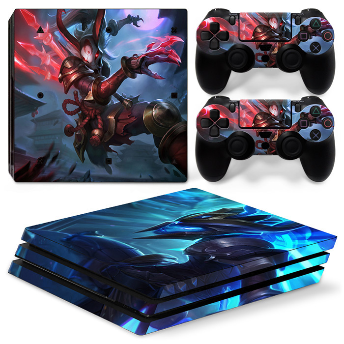 League Of Legends Anime Kalista Skin Sticker For PS4 Pro And Controllers