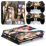 Highschool Of The Dead Series Skin Sticker For PS4 Pro And Controllers