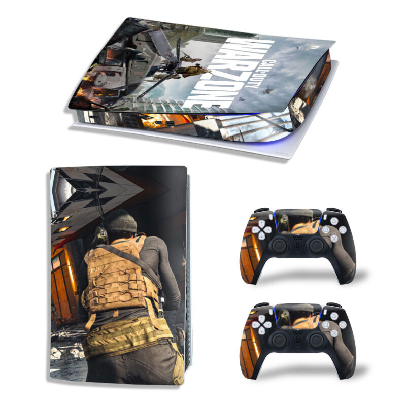 Call Of Duty: Warzone Game Skin Sticker Decal For PS5 Digital Edition And Controllers Design 1