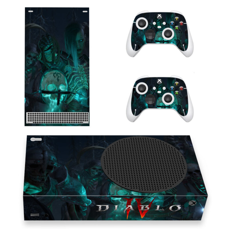 Diablo IV Game Skin Sticker For Xbox Series S And Controllers Design 1