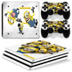 Minions Series Skin Sticker For PS4 Pro And Controllers Design 1