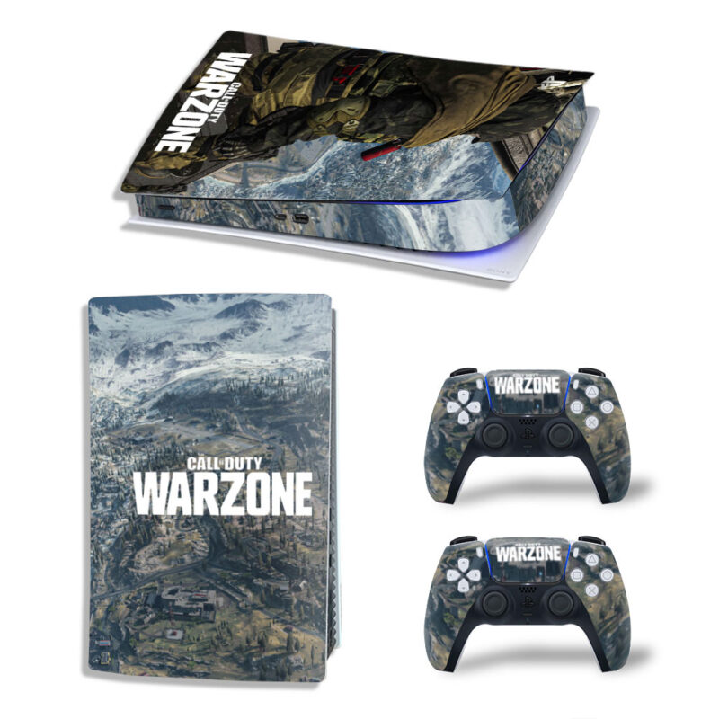 Call Of Duty: Warzone Game Skin Sticker Decal For PS5 Digital Edition And Controllers Design 3