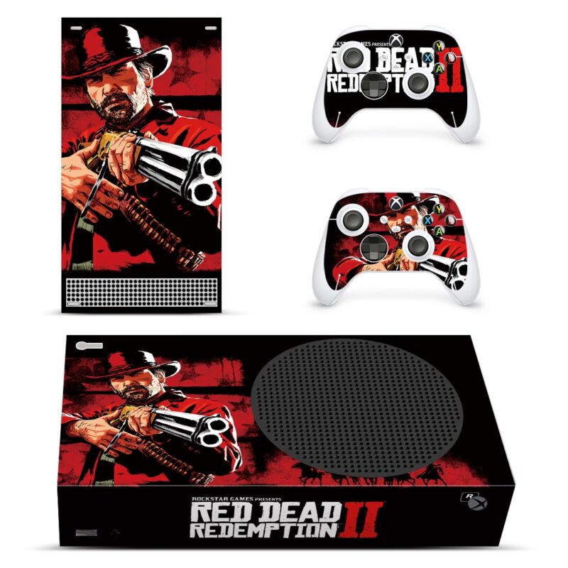 Red Dead Redemption 2 Game Skin Sticker For Xbox Series S And Controllers