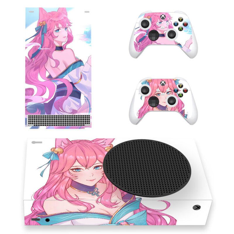 League Of Legends Spirit Blossom Ahri Skin Sticker For Xbox Series S And Controllers