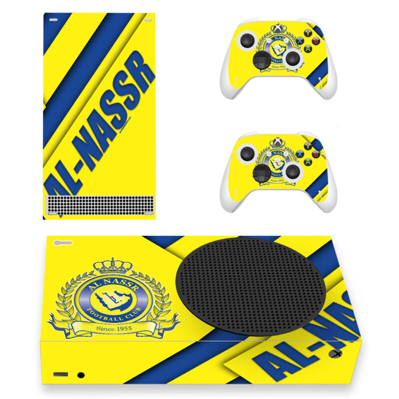 Al Nassr Saudi Arabian Football Club Skin Sticker For Xbox Series S And Controllers