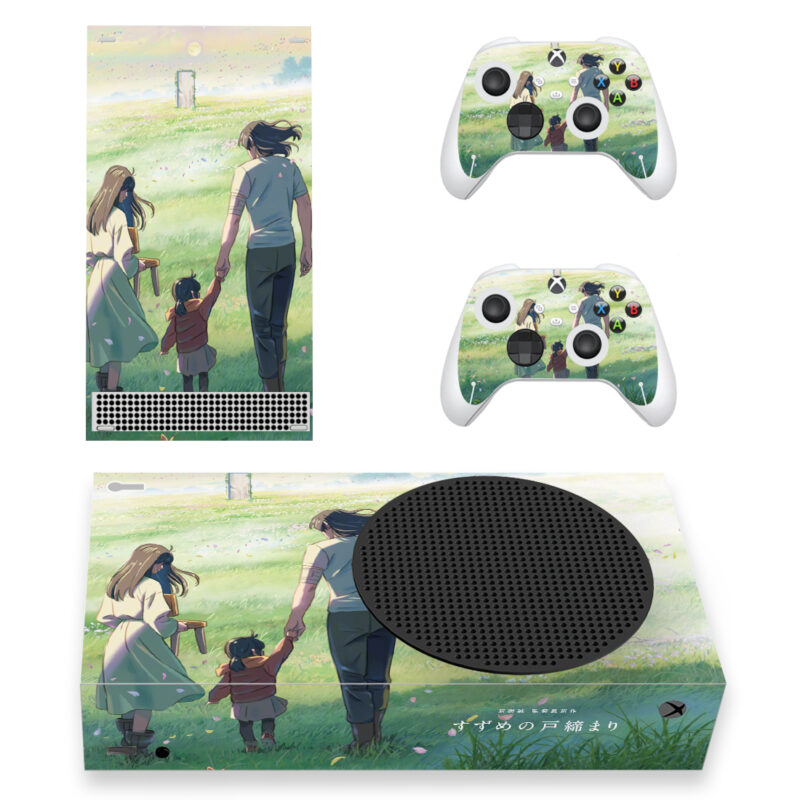 Locked Doors And A Prayer Suzume No Tojimari Skin Sticker For Xbox Series S And Controllers