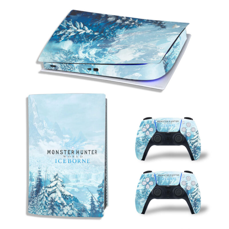 Monster Hunter World: Iceborne Game Skin Sticker Decal For PS5 Digital Edition