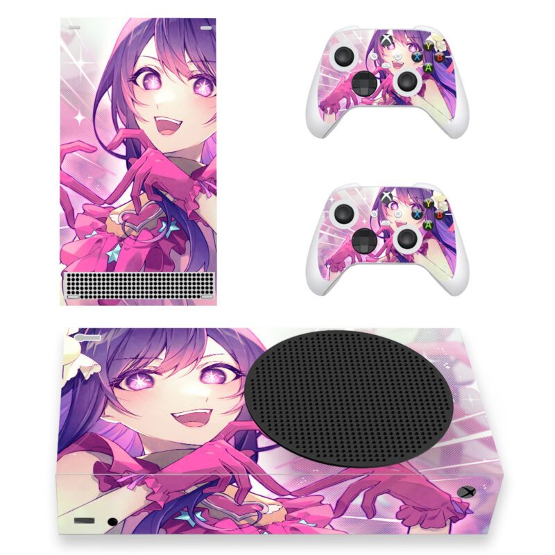 Ai Hoshino Anime Oshi No Ko Skin Sticker For Xbox Series S And Controllers Design 1