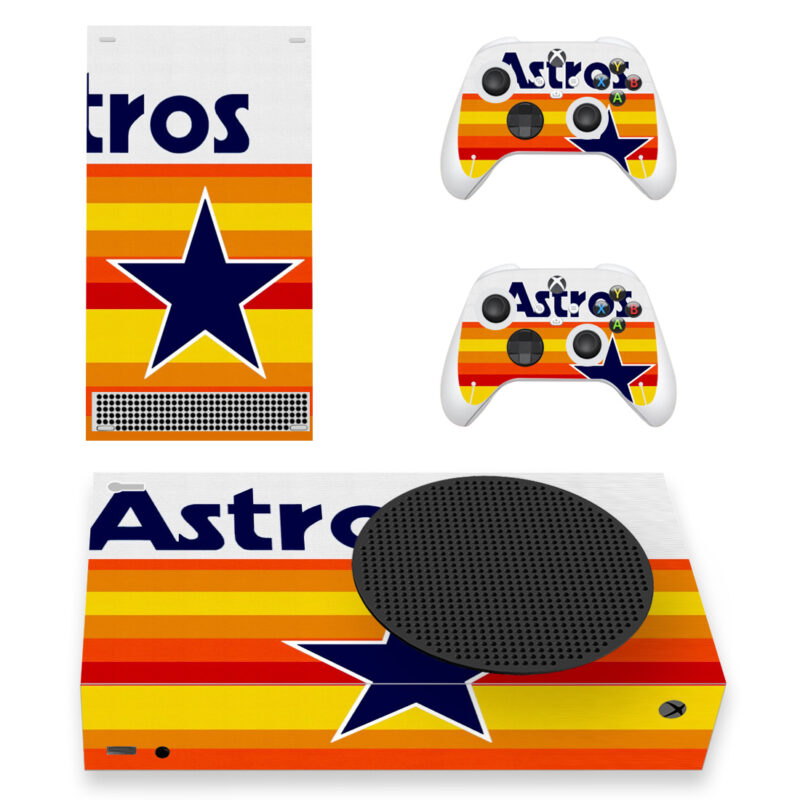 Houston Astros Jersey Skin Sticker For Xbox Series S And Controllers