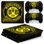 Borussia Dortmund Football Team PS4 Pro Skin Sticker Design 1