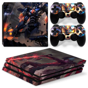 League Of Legends Anime Aatrox Skin Sticker For PS4 Pro And Controllers