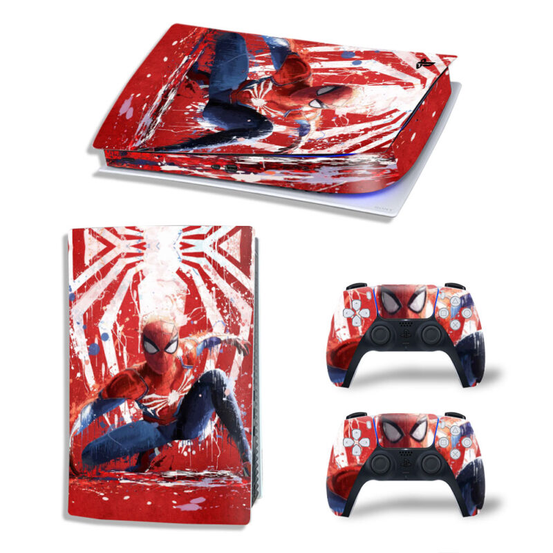 Marvel's Spider-Man Game Skin Sticker Decal For PS5 Digital Edition