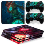 League Of Legends Anime Thresh Skin Sticker For PS4 Pro And Controllers