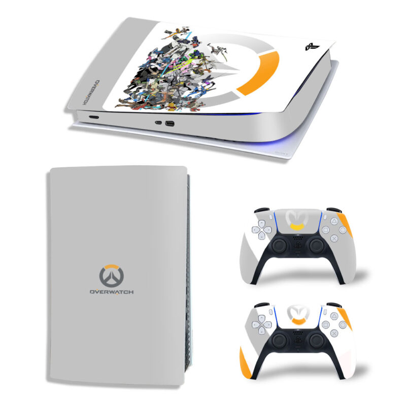 Overwatch Characters And Skin Sticker Decal For PS5 Digital Edition And Controllers