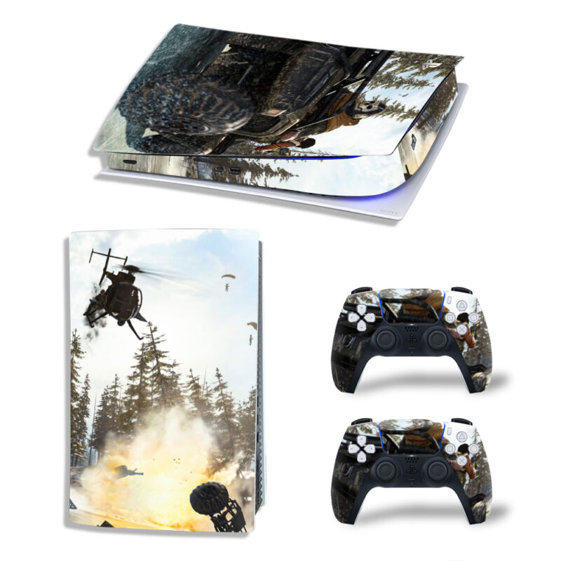 Call Of Duty: Warzone Game Skin Sticker Decal For PS5 Digital Edition And Controllers Design 2