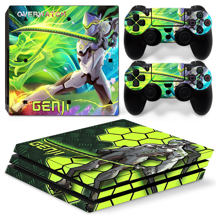 Overwatch Genji PS4 Pro Skin Sticker