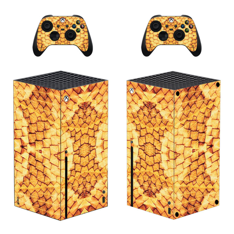 Snake Skin Texture Skin Sticker For Xbox Series X And Controllers