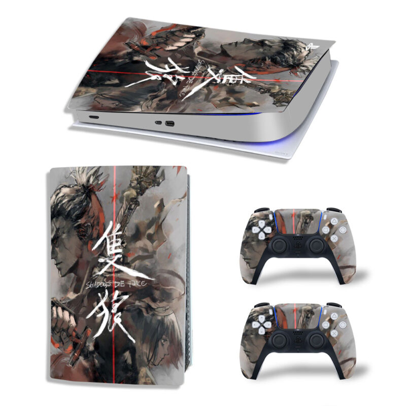 Sekiro: Shadows Die Twice Game Skin Sticker Decal For PS5 Digital Edition And Controllers