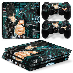 Psycho-Pass Shinya Kogami Skin Sticker For PS4 Pro And Controllers