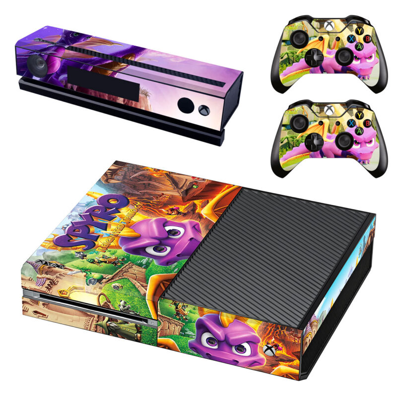 Spyro Reignited Trilogy Game Skin Sticker For Xbox One Design 1