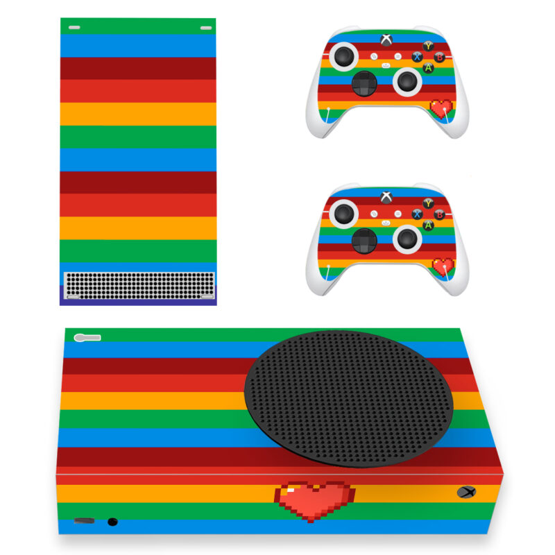 Rainbow Flag Skin Sticker For Xbox Series S And Controllers