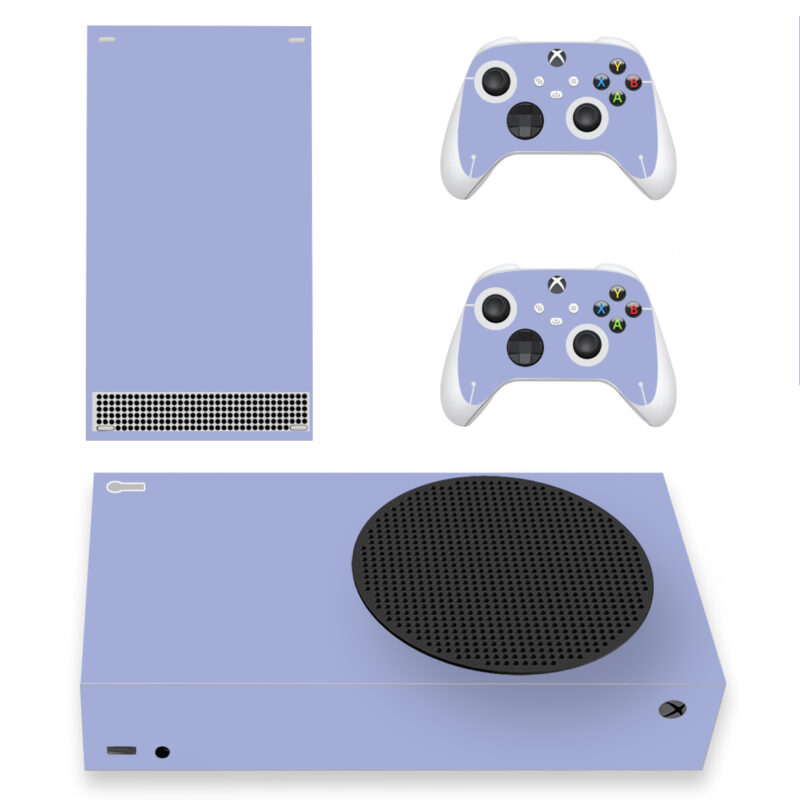 Pale Blue Color Skin Sticker For Xbox Series S And Controllers