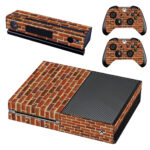 Brick Texture Dark Red Masonry Concrete Xbox One Skin Sticker