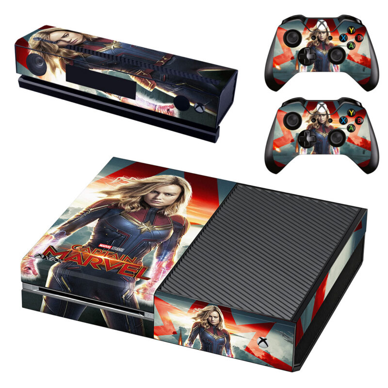 Captain Marvel Movie Skin Sticker For Xbox One