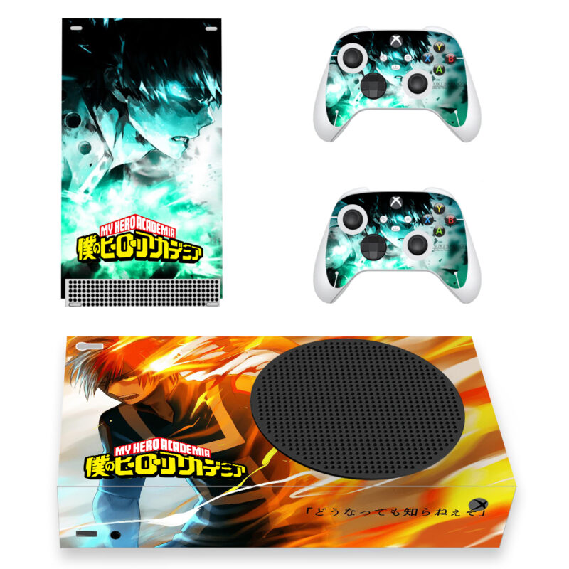 My Hero Academia Kimi No Chikara Shoto Todoroki Skin Sticker For Xbox Series S And Controllers