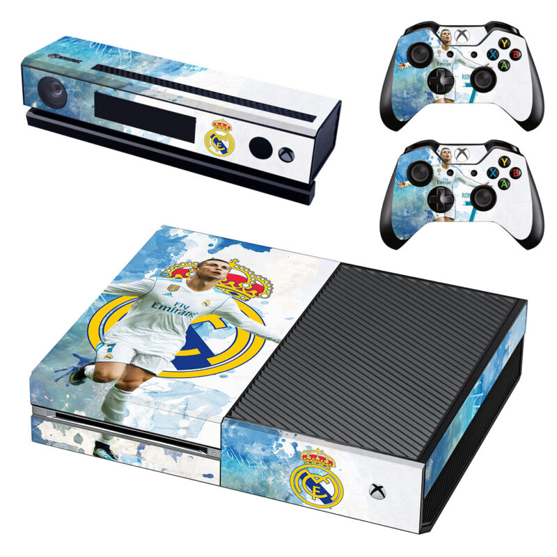 Cristiano Ronaldo With Real Madrid Skin Sticker For Xbox One