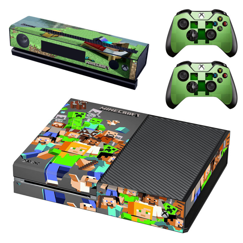 Minecraft Game Xbox One Skin Sticker Design 1