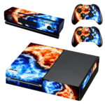 Fire And Ice Yin Yang Xbox One Skin Sticker