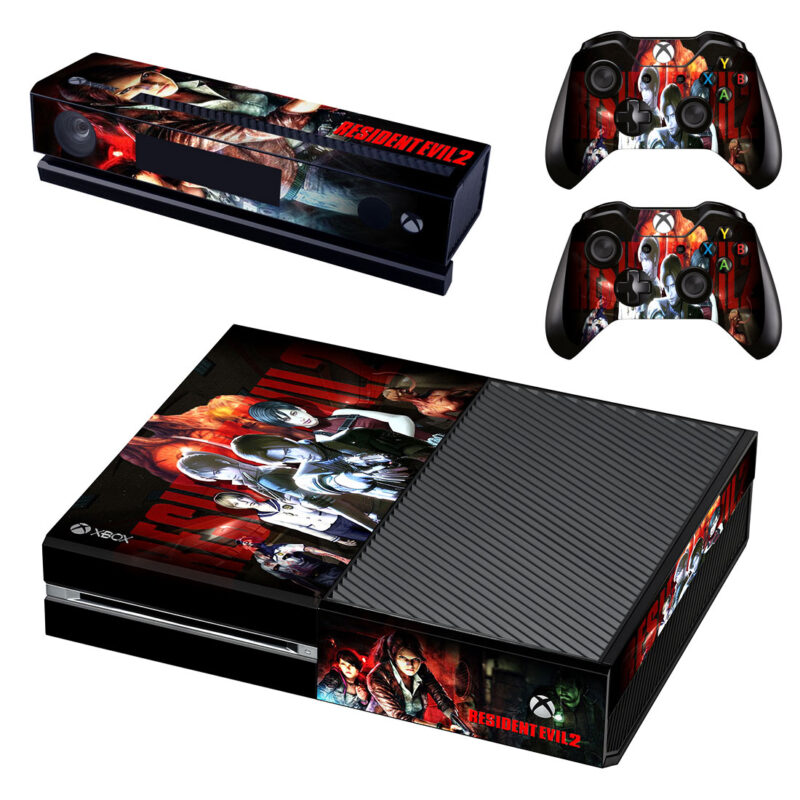 Resident Evil 2 Game Skin Sticker For Xbox One Design 2