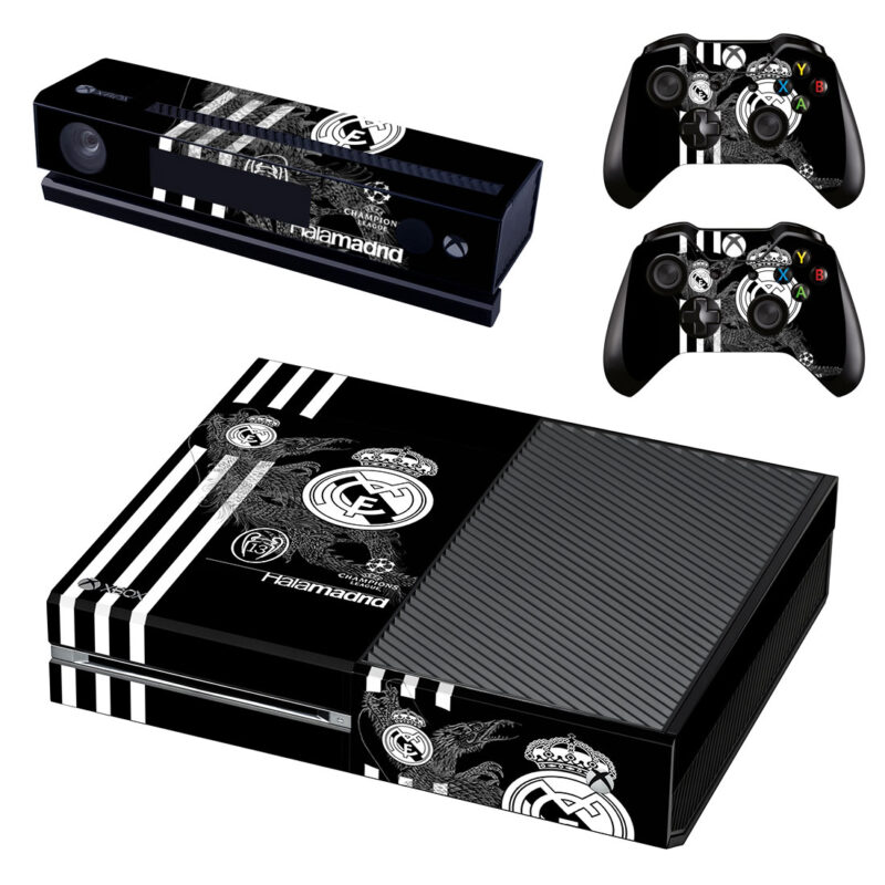 Hala Madrid CF And UEFA Champions League Xbox One Skin Sticker