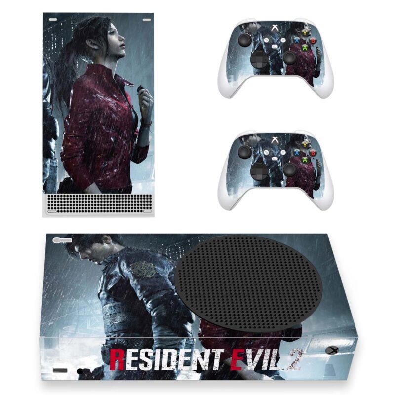 Resident Evil 2 Game Skin Sticker For Xbox Series S And Controllers Design 3