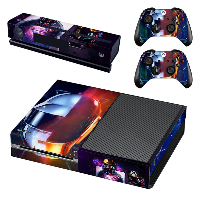 Daft Punk Digital Art Skin Sticker For Xbox One