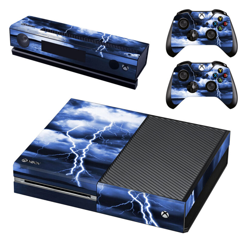 Lightning Over Sea Xbox One Skin Sticker