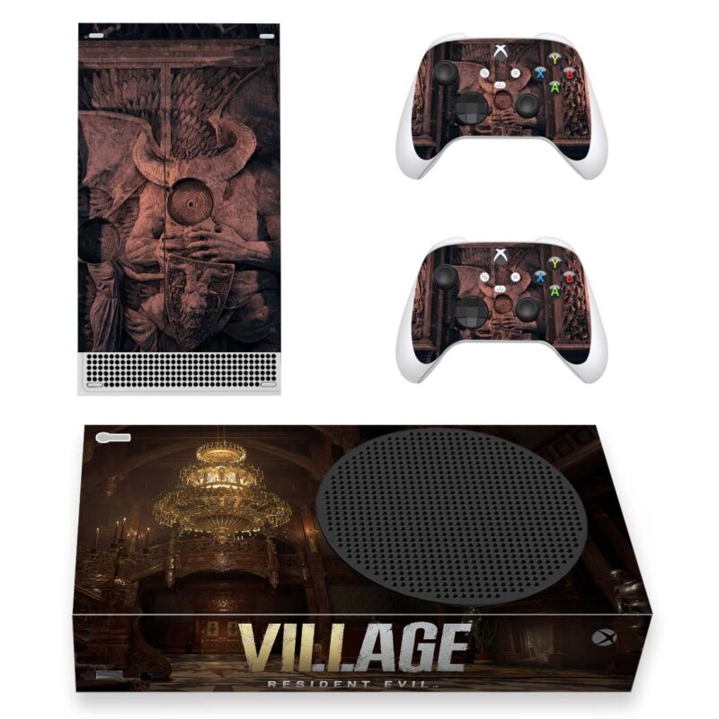 Resident Evil Village Game Skin Sticker For Xbox Series S And Controllers Design 1